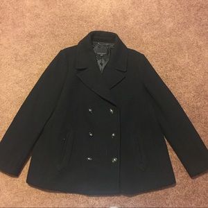 NWOT Banana Republic Pea Coat, Size XL